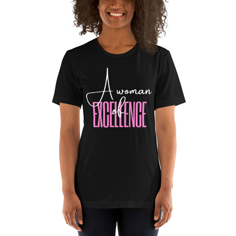 a woman of excellence unisex t-shirt