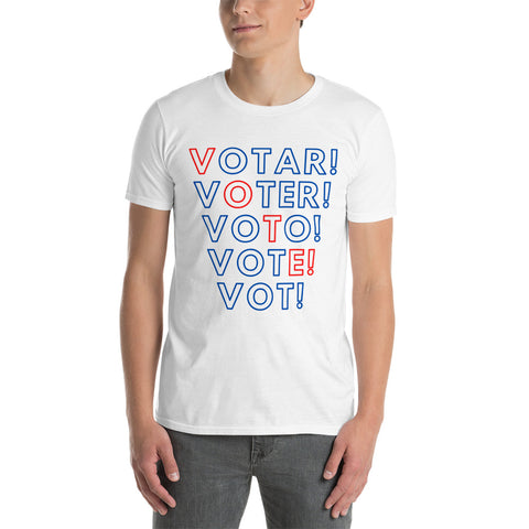 Multilingual VOTE! Campaign T-Shirt (Unisex)